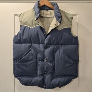 William Barry Colorado Vintage Down Vest Cowboy Western Men's Medium